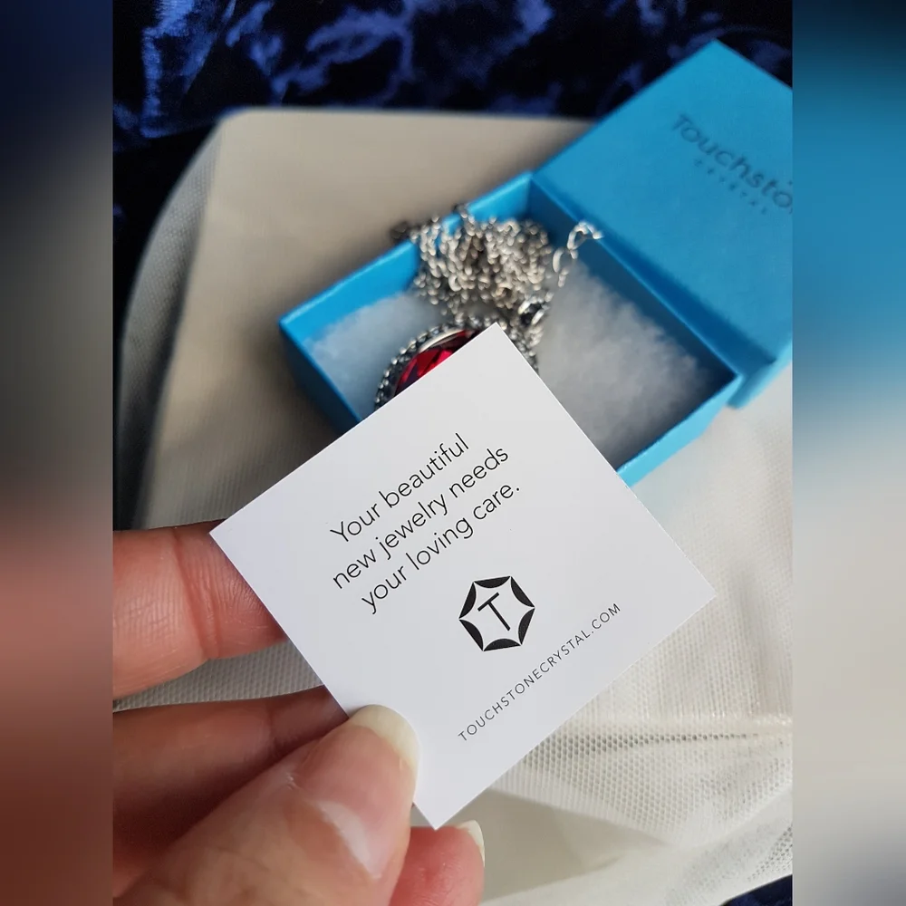Swarovski pendant surrounded